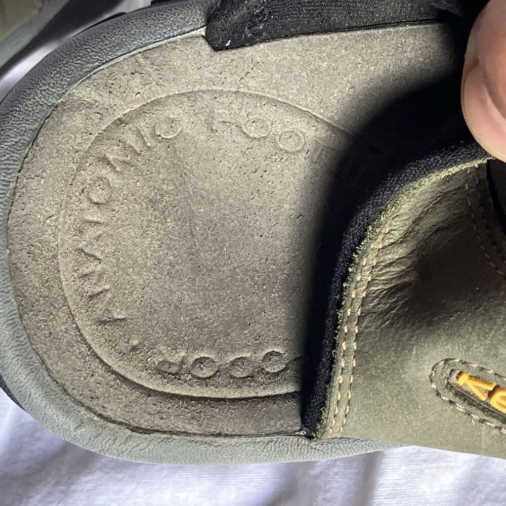 Keen Newport Sandals 7 37.5 Nubuck Leather Green Waterproof Hiking Fisherman - Picture 13 of 16
